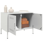 Mobili TV 2pz Bianchi 68x39x50,5 cm in Acciaio