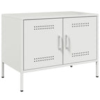 Mobili TV 2pz Bianchi 68x39x50,5 cm in Acciaio