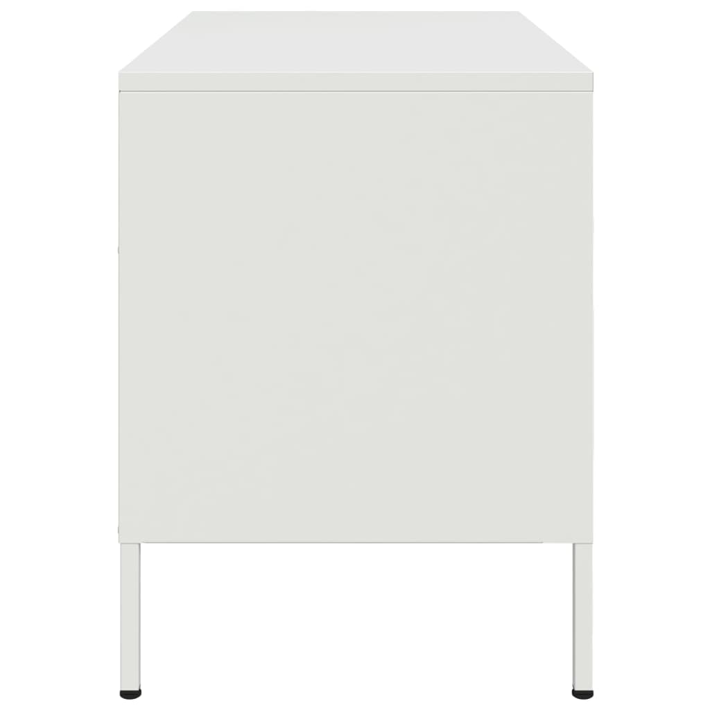 Mobili TV 2pz Bianchi 68x39x50,5 cm in Acciaio