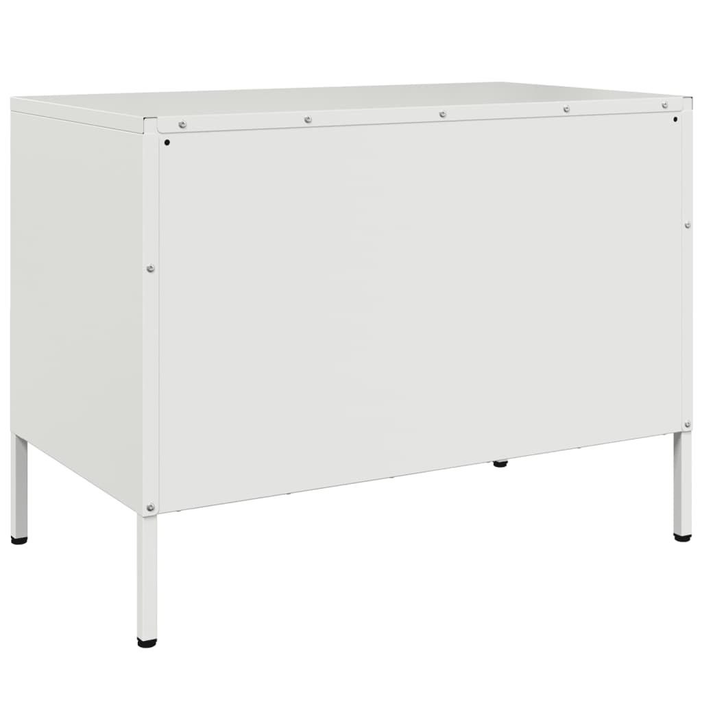 Mobili TV 2pz Bianchi 68x39x50,5 cm in Acciaio