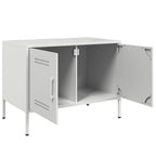 Mobili TV 2pz Bianchi 68x39x50,5 cm in Acciaio