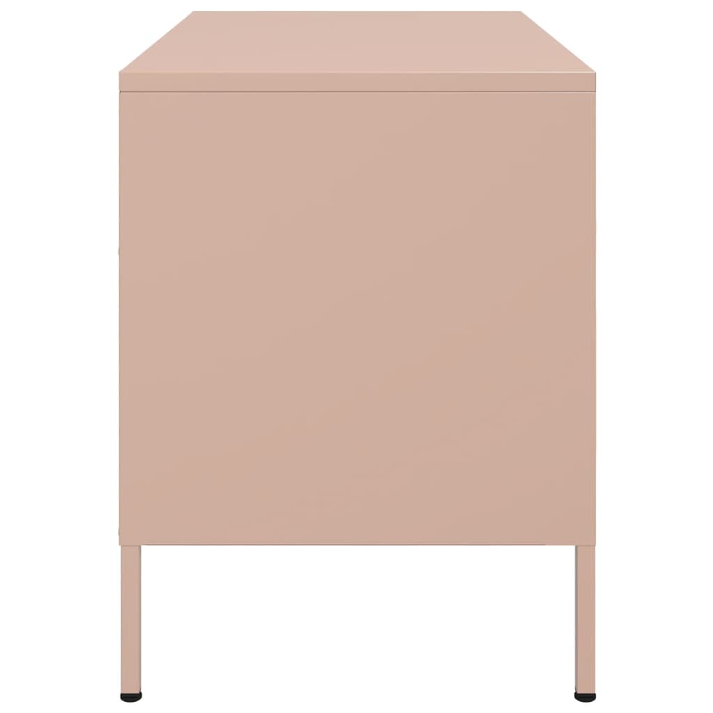 Mobile TV Rosa 68x39x50,5 cm in Acciaio