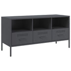 Mobile TV Antracite 100,5x39x50,5 cm in Acciaio