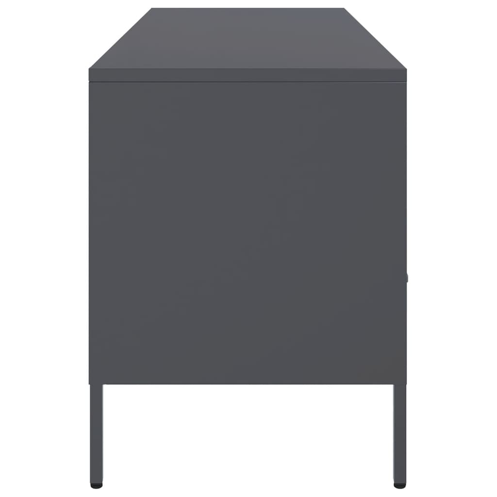 Mobile TV Antracite 100,5x39x50,5 cm in Acciaio
