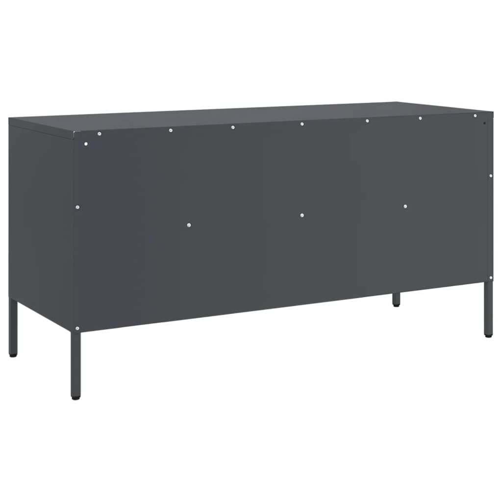 Mobile TV Antracite 100,5x39x50,5 cm in Acciaio