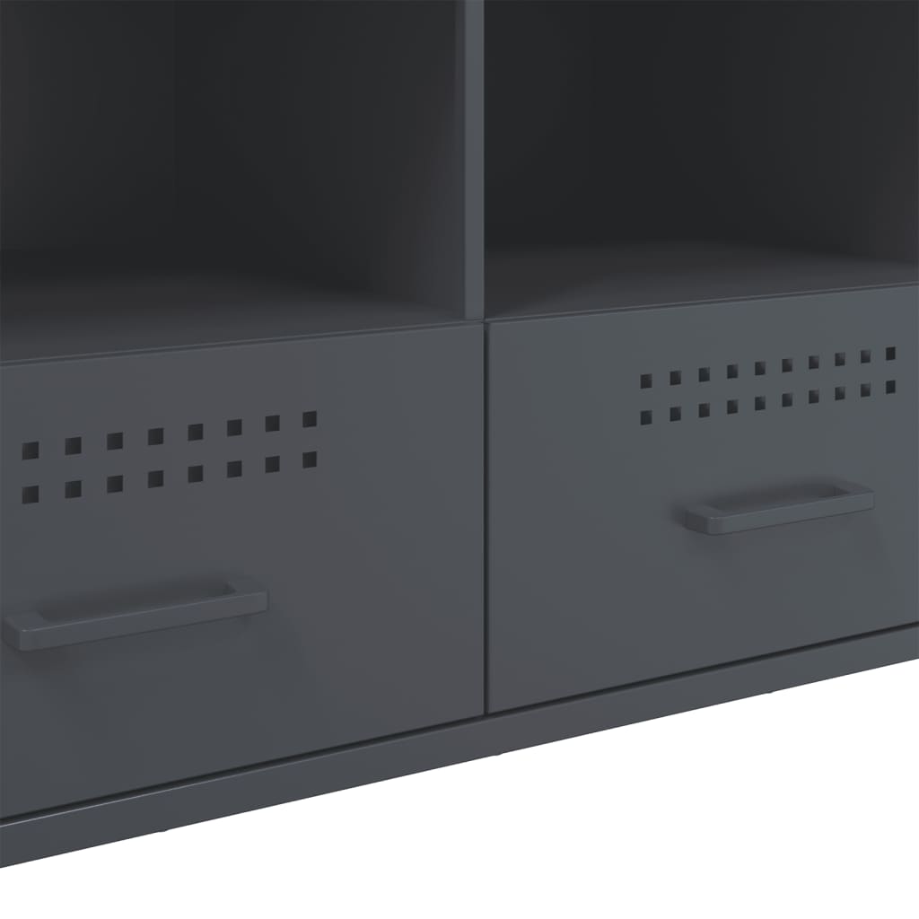 Mobile TV Antracite 100,5x39x50,5 cm in Acciaio