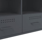 Mobile TV Antracite 100,5x39x50,5 cm in Acciaio