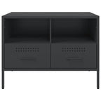 Mobile TV Nero 68x39x50,5 cm in Acciaio