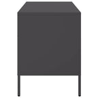 Mobile TV Nero 68x39x50,5 cm in Acciaio