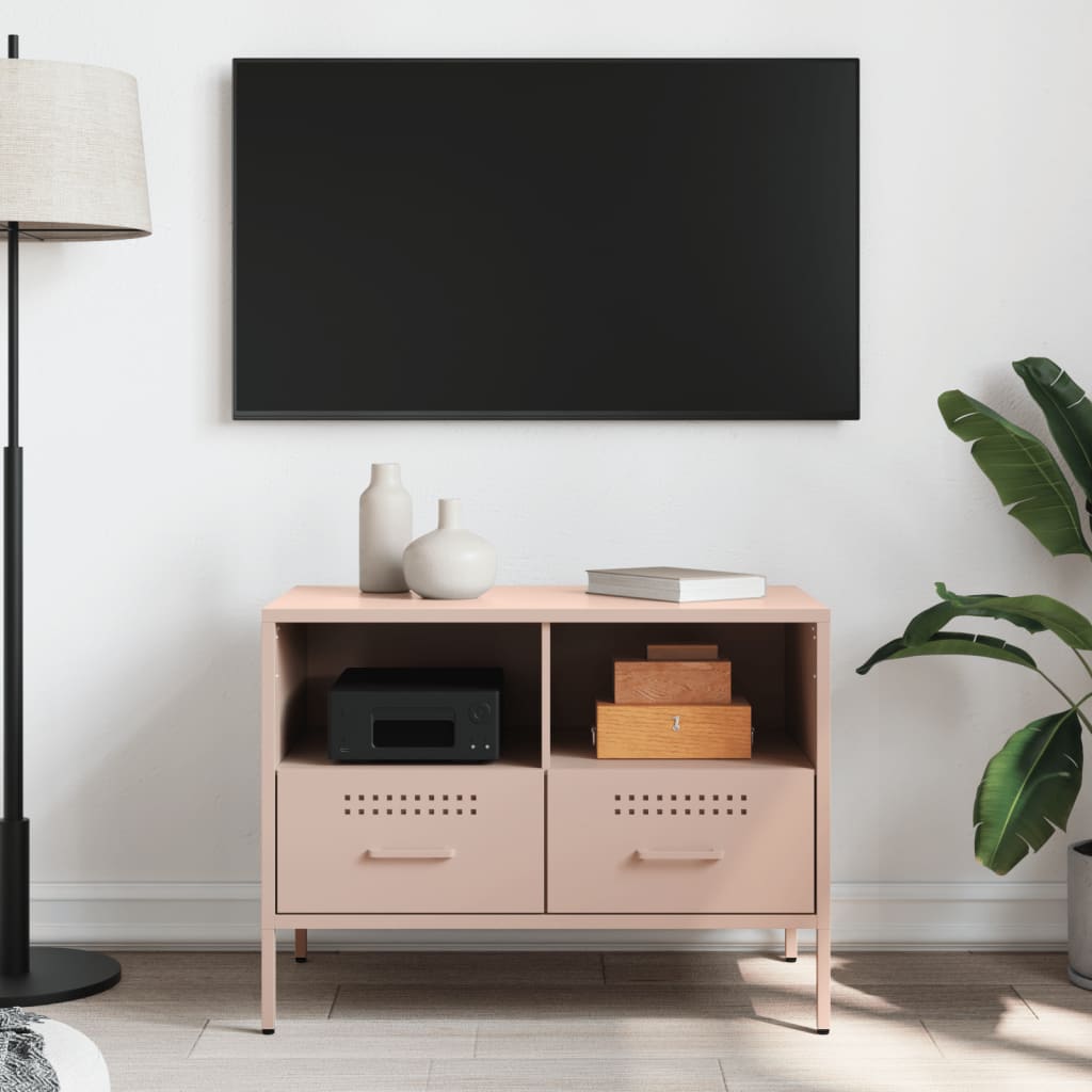 Mobile TV Rosa 68x39x50,5 cm in Acciaio