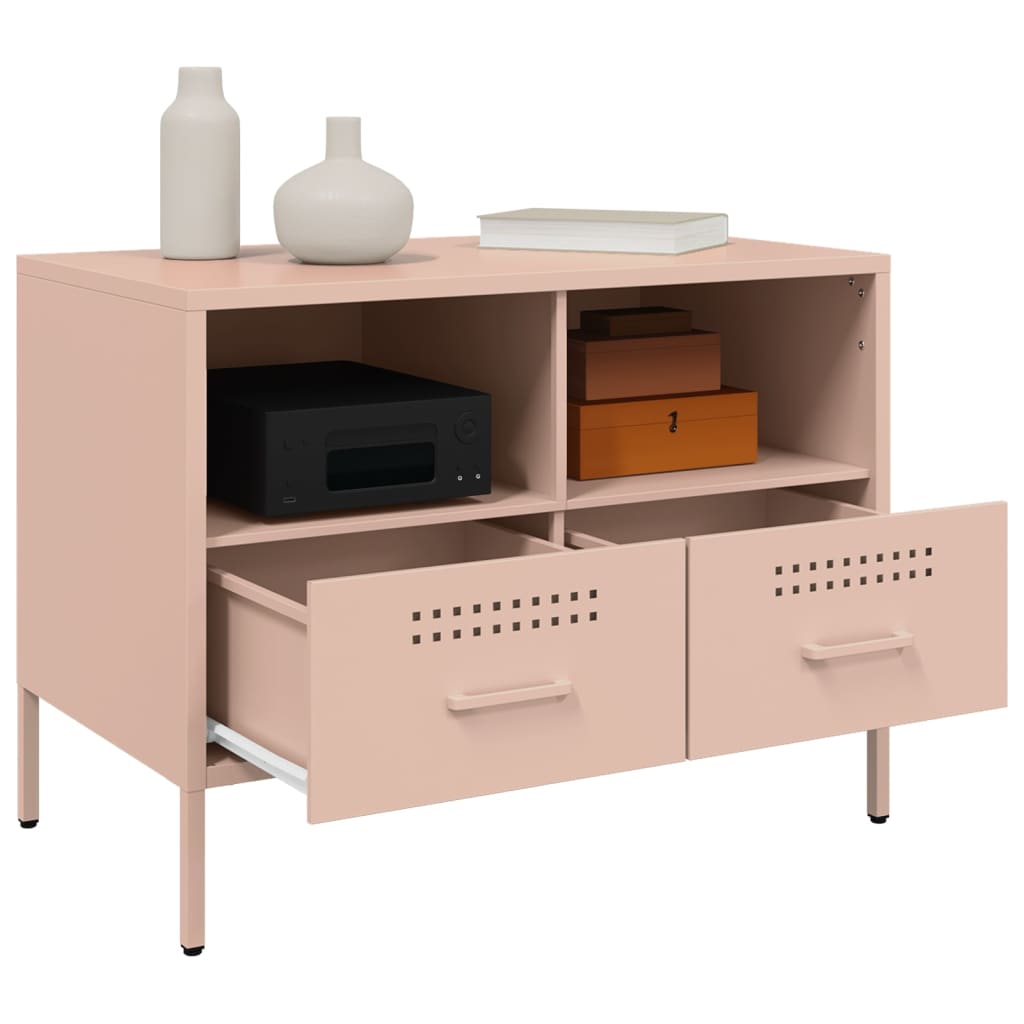 Mobile TV Rosa 68x39x50,5 cm in Acciaio