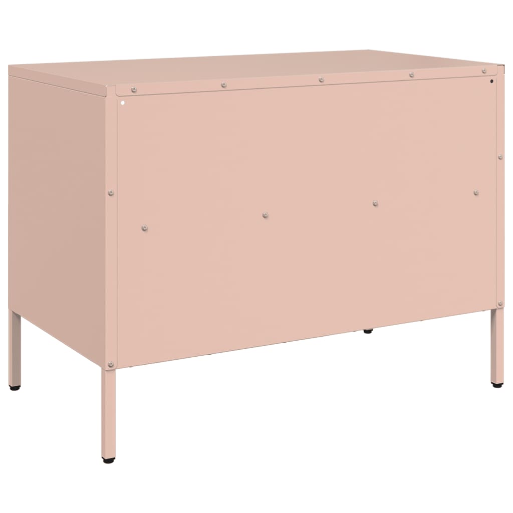 Mobile TV Rosa 68x39x50,5 cm in Acciaio