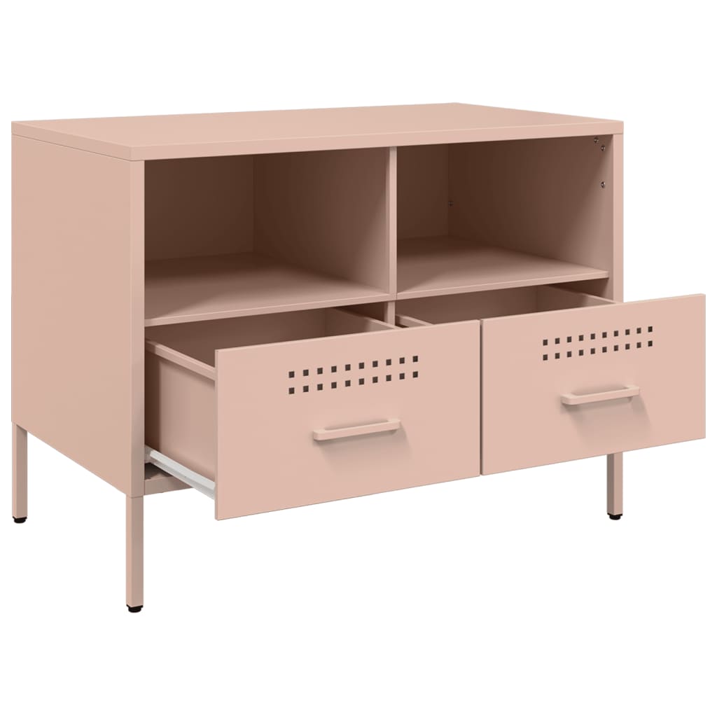 Mobile TV Rosa 68x39x50,5 cm in Acciaio