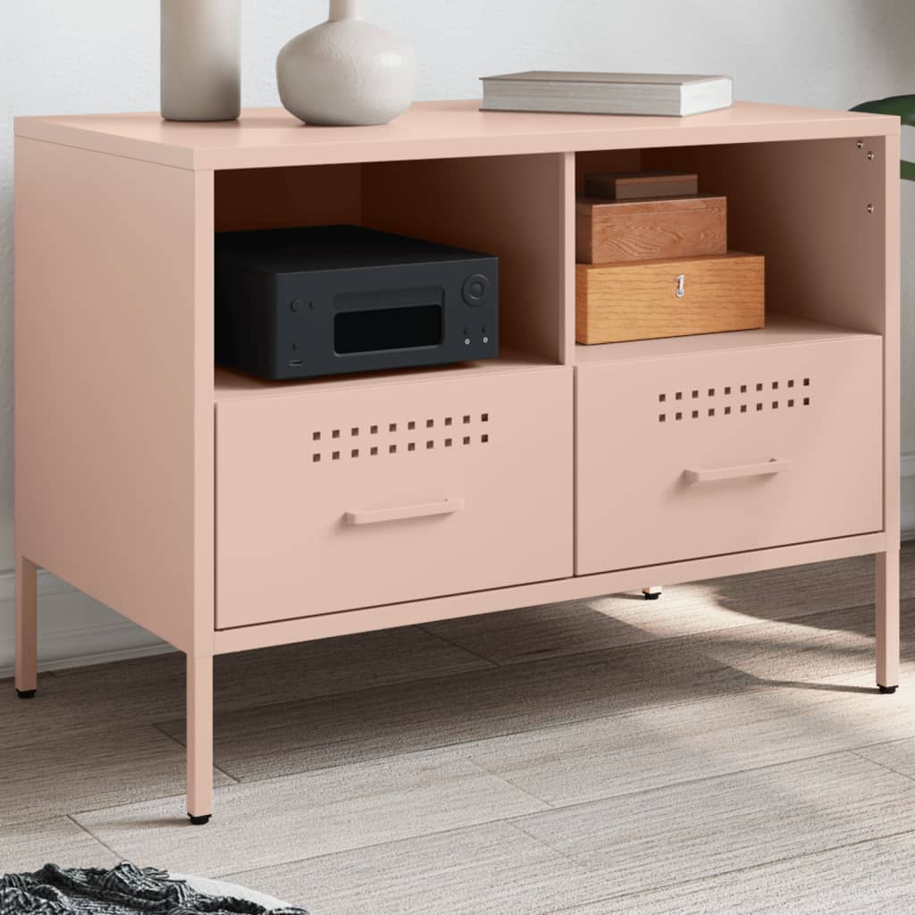 Mobile TV Rosa 68x39x50,5 cm in Acciaio
