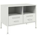 Mobili TV 2pz Bianchi 68x39x50,5 cm in Acciaio