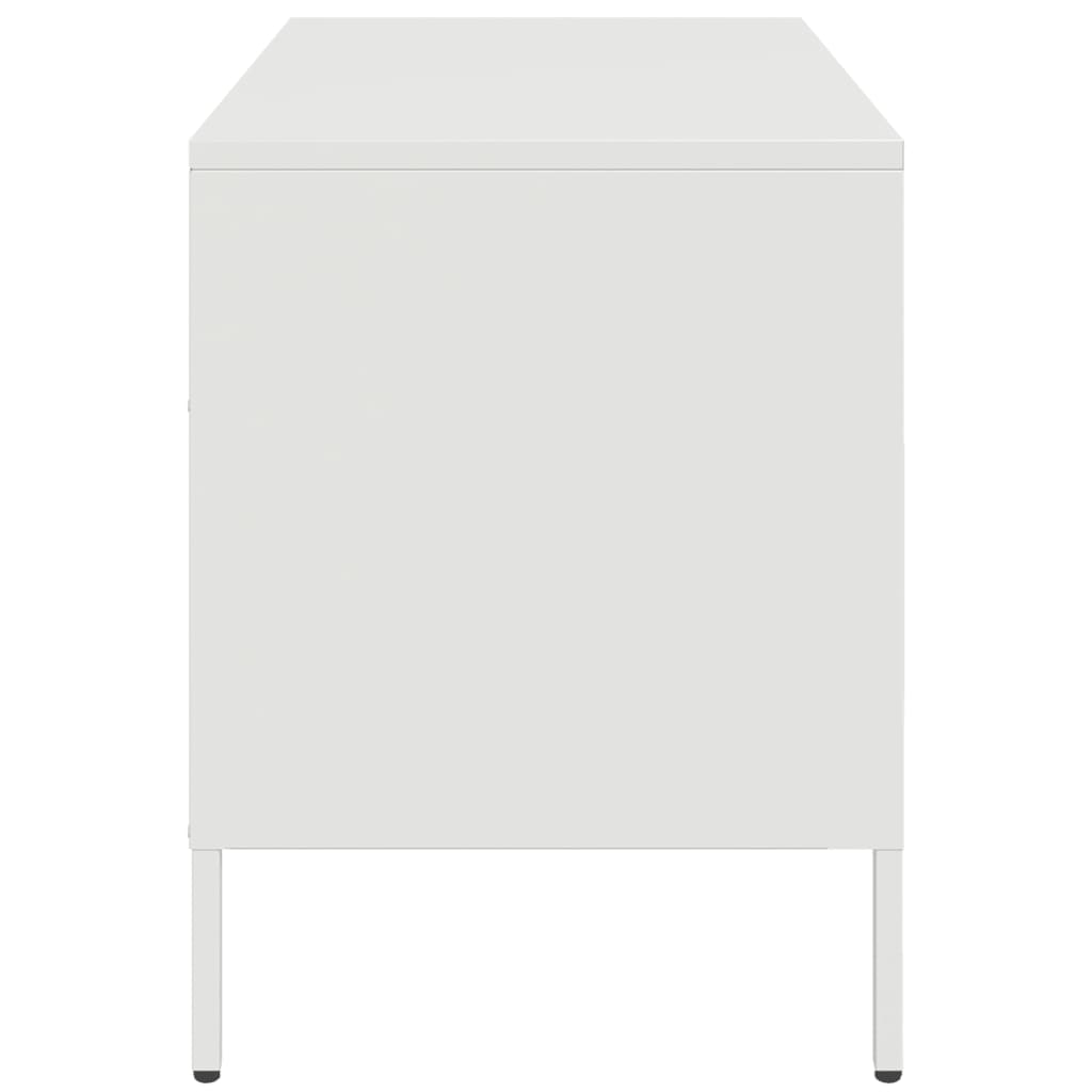 Mobili TV 2pz Bianchi 68x39x50,5 cm in Acciaio