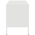 Mobili TV 2pz Bianchi 68x39x50,5 cm in Acciaio