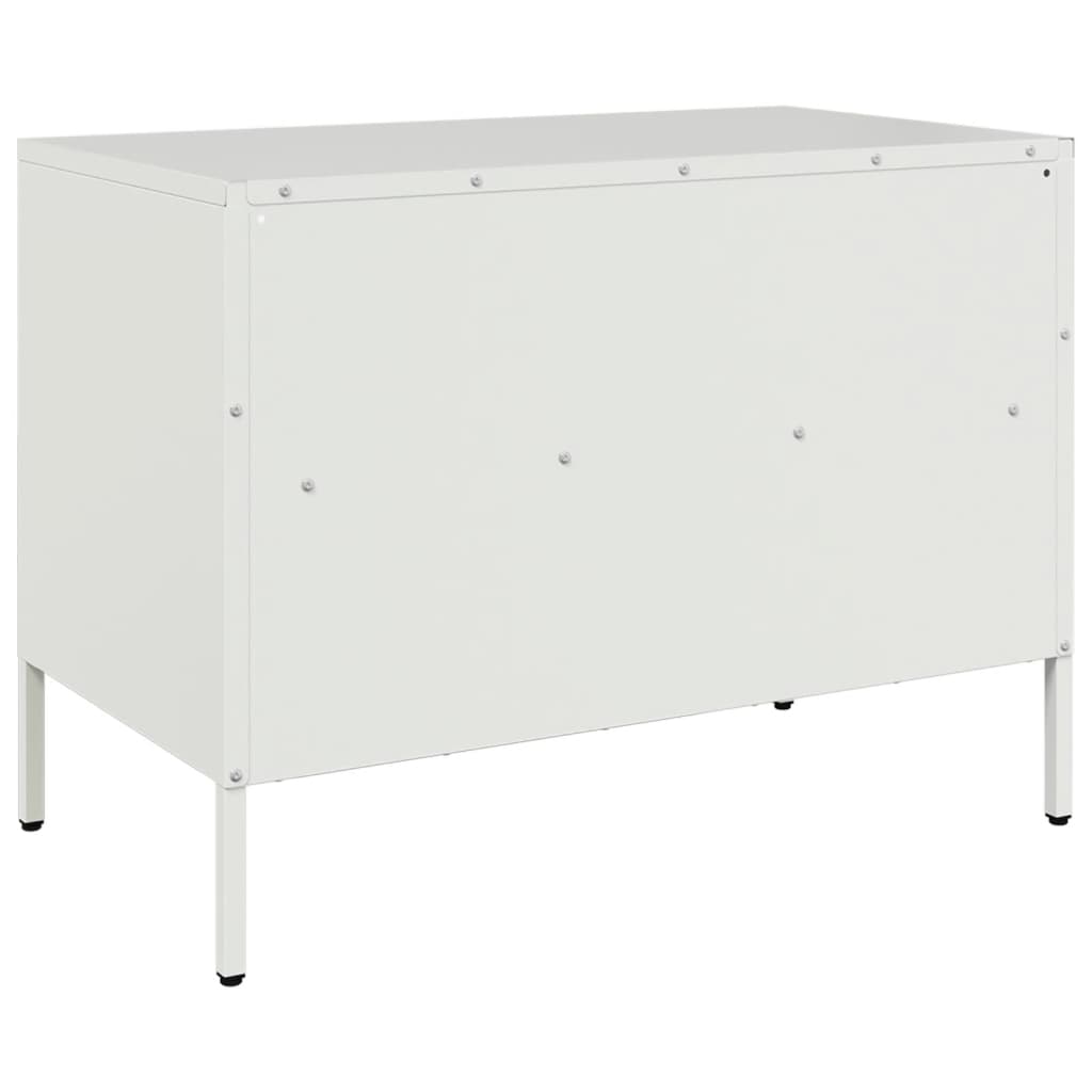 Mobili TV 2pz Bianchi 68x39x50,5 cm in Acciaio