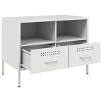 Mobili TV 2pz Bianchi 68x39x50,5 cm in Acciaio