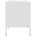 Comodini 2 pz Bianchi 36x39x50,5 cm in Acciaio