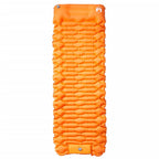 Materasso Campeggio Autogonfiabile Cuscini 1 Persona Arancio