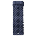 Materasso Campeggio Gonfiabile con Cuscino 1 Persona Grigio