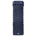 Materasso Campeggio Gonfiabile con Cuscino 1 Persona Grigio