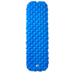 Materasso Campeggio Gonfiabile 1 Persona Blu Marino 190x58x6 cm