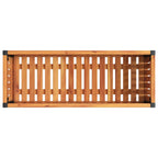 Fioriera da Giardino 80x30x27,5 cm in Legno Massello di Acacia