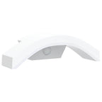 Applique con LED e Sensore Bianca in Alluminio Pressofuso