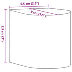 Applique per Esterni Nera in Alluminio Pressofuso