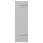 Applique da Esterno 2 pz Argento in Acciaio Inossidabile