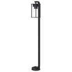 Lampada da Terra per Esterni Argento 100 cm in Acciaio Inox