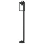 Lampade da Terra per Esterni 3 pz Nere 100 cm in Acciaio Inox