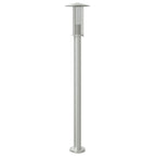 Lampada da Terra per Esterni Argento 100 cm in Acciaio Inox