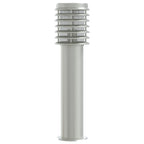Lampade da Terra per Esterni 3 pz Nere 60 cm in Acciaio Inox