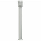 Lampade da Terra per Esterni 3 pz Argento 110cm in Acciaio Inox