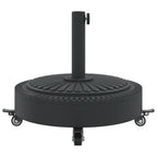 Base per Ombrellone con Ruote per Pali Ø38/48 mm 27 kg Rotonda