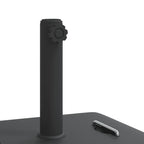 Base per Ombrellone con Manici per Pali Ø38/48 mm 27kg Quadrata