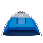 Tenda da Spiaggia 2Persone Azzurro Rilascio Rapido Impermeabile