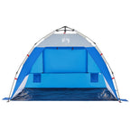 Tenda da Spiaggia 2Persone Azzurro Rilascio Rapido Impermeabile