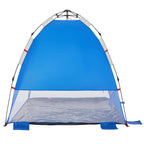 Tenda da Spiaggia 2Persone Azzurro Rilascio Rapido Impermeabile
