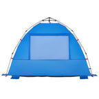 Tenda da Spiaggia 2Persone Azzurro Rilascio Rapido Impermeabile