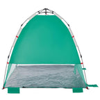 Tenda da Spiaggia 2 Persone Verde Rilascio Rapido Impermeabile