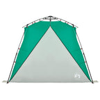 Tenda da Spiaggia 4 Persone Verde Rilascio Rapido Impermeabile