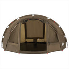 Tenda da Pesca per 4 Persone Verde Oliva Impermeabile
