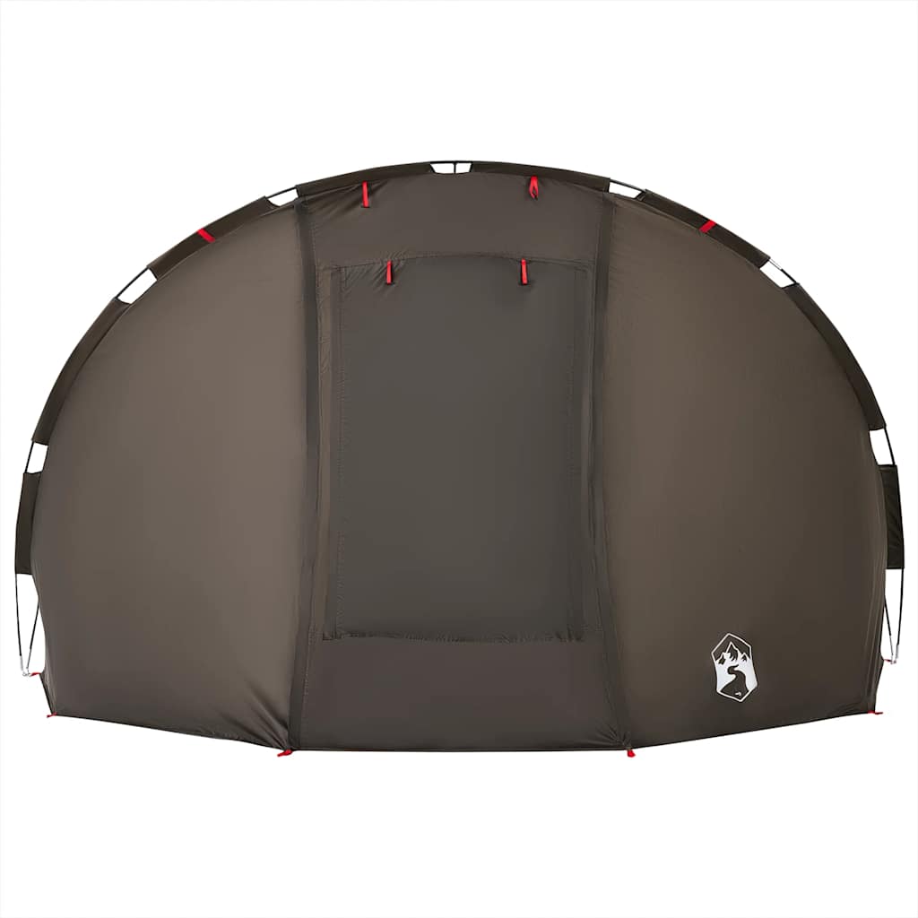Tenda da Pesca per 5 Persone Marrone Impermeabile