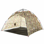 Tenda da Pesca 4 Persone Mimetica a Rilascio Rapido