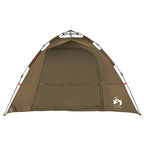 Tenda da Pesca 4 Persone Verde Oliva a Rilascio Rapido