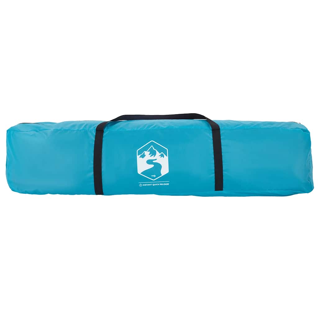 Tenda da Campeggio Cabina 4 Persone Blu a Rilascio Rapido